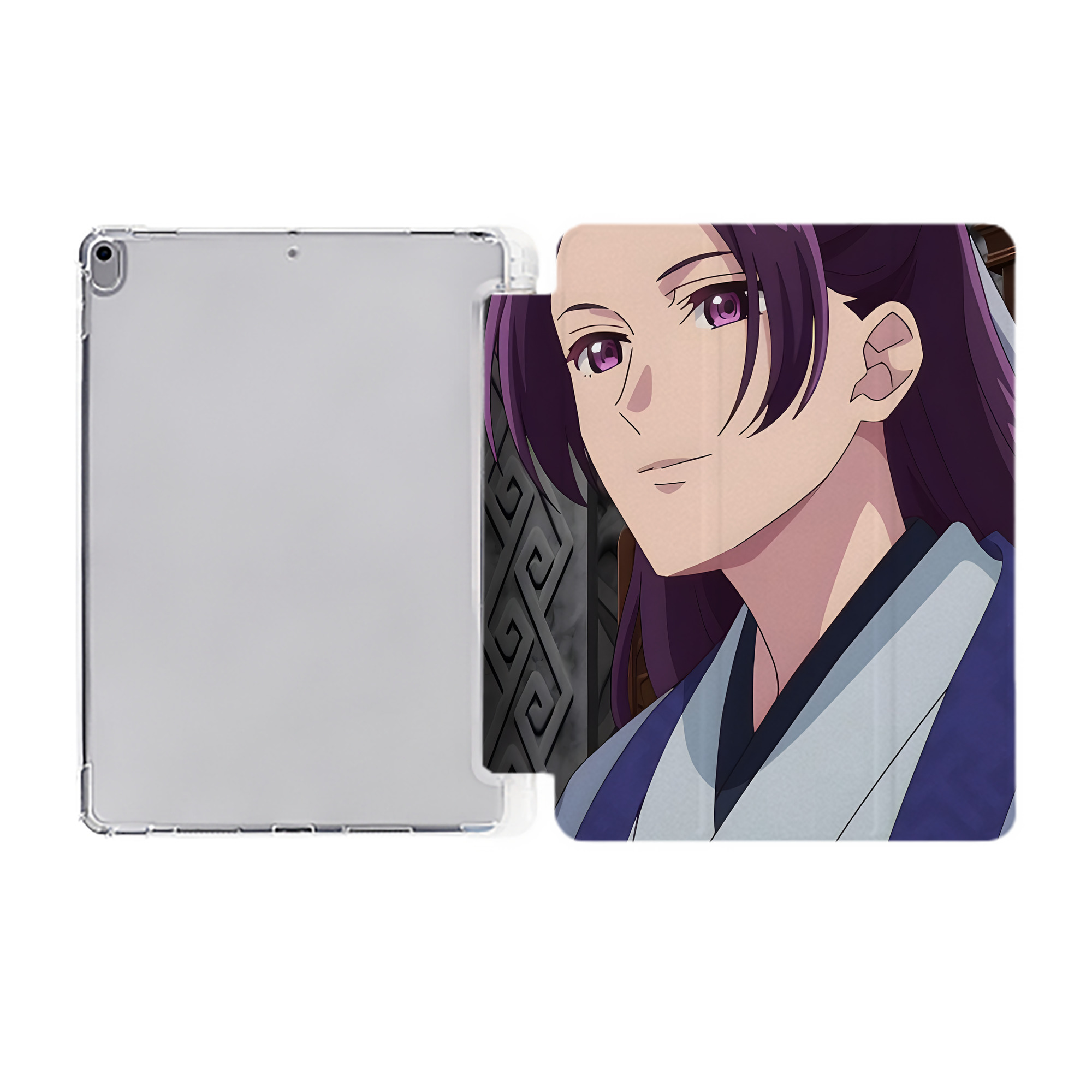 （画像用） 薬屋のひとりごと The Apothecary Diaries IPad ケース ペン収納付き 三つ折りスタンド PUレザー×シリコン 対応機種9.5/10.5/10.9インチ